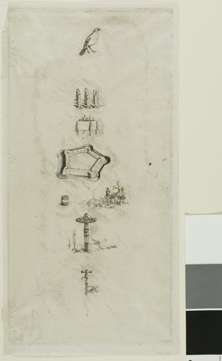 Rebus: Béranger was not Really Strong, for he Never had the Key of the Fields