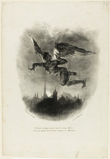 Mephistopheles Flying, from Faust
