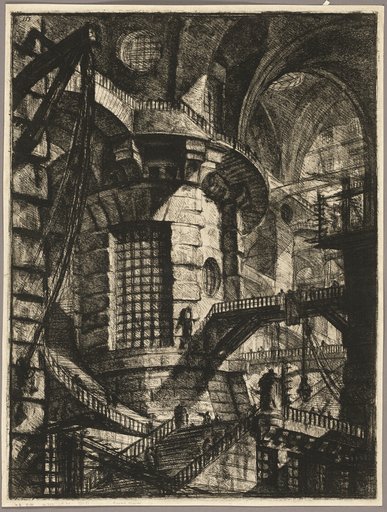 The Round Tower, plate 3 from the second edition of Carceri d'invenzione (Imaginary Prisons)