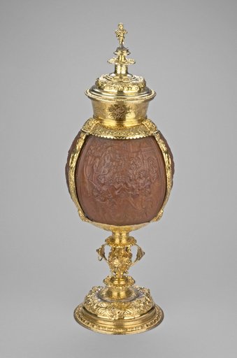 Coconut Cup with Scenes from the Life of David
