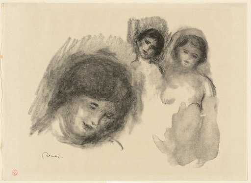 Stone with Three Sketches