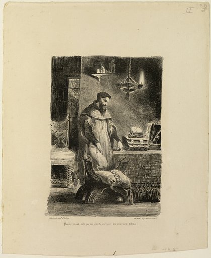 Faust in His Study