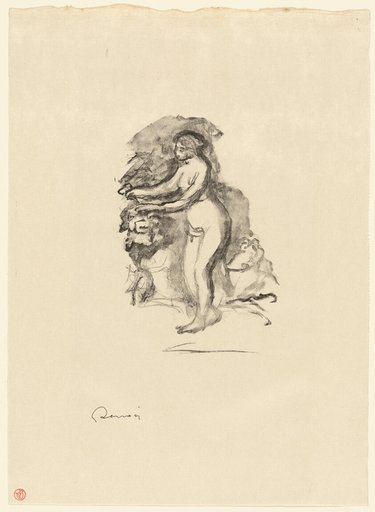 Woman with Grapevine