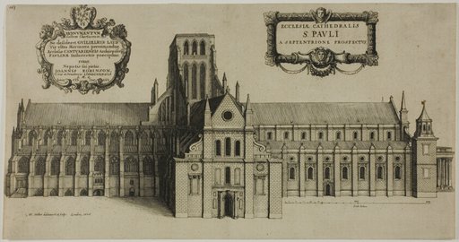 Old Saint Paul's Cathedral from the North