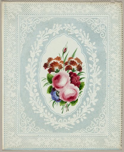 Untitled Valentine (Flowers on Lace)