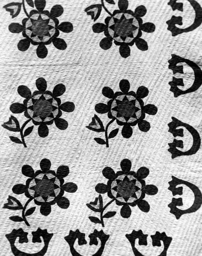 Bedcover (Harvest Rose or Rose of Sharon Quilt)