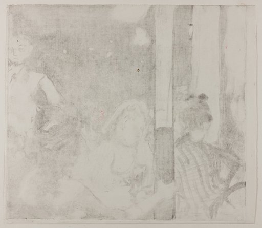 Women in Front of a Café, Evening