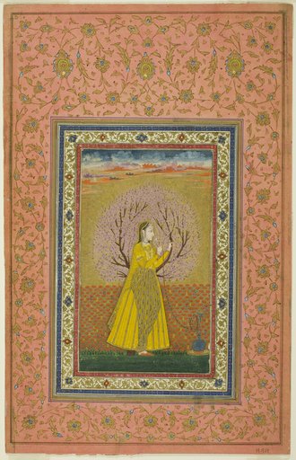Young Woman Smoking a Huqqa