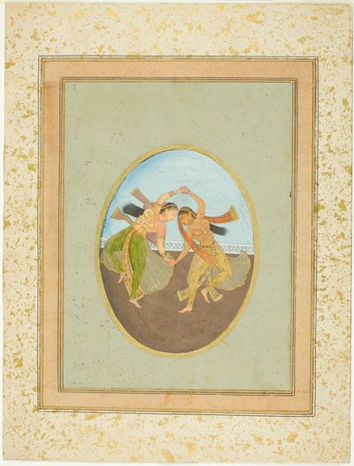 Two Girls Performing Kathak