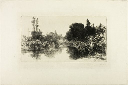 Shere Mill Pond, No. II (large plate)