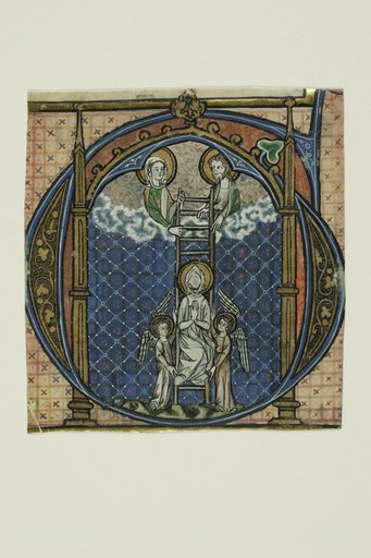 The Ascension of St. Dominic in a Historiated Initial "G" from a Gradual
