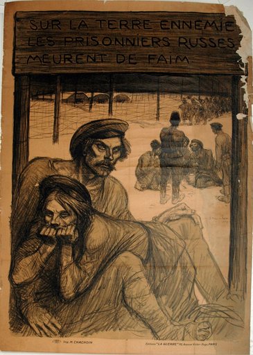 THE ENEMY SOIL - RUSSIAN PRISONERS - DIE OF HUNGER