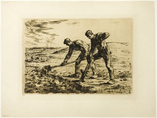 Two Men Digging