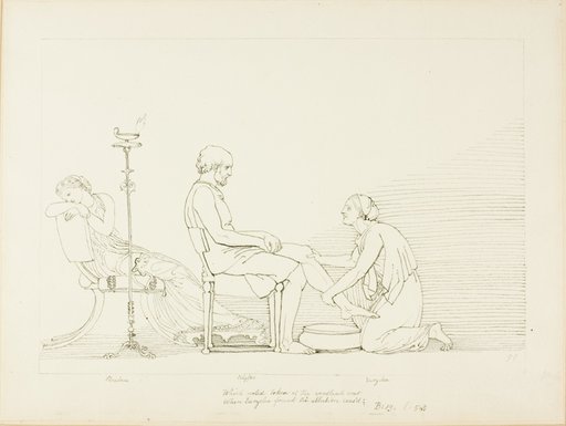 Ulysses, Penelope and Euryclea