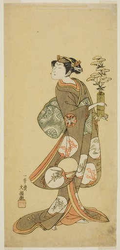 The Actor Yamashita Kyonosuke I in a Female Role