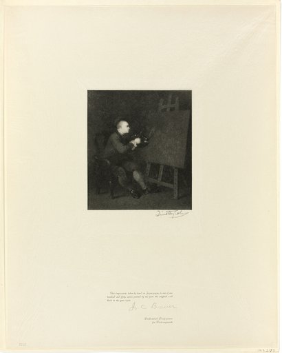 Portrait of William Hogarth, from Old English Masters