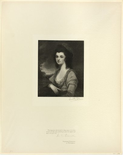 Portrait of Mrs. Davies, from Old English Masters