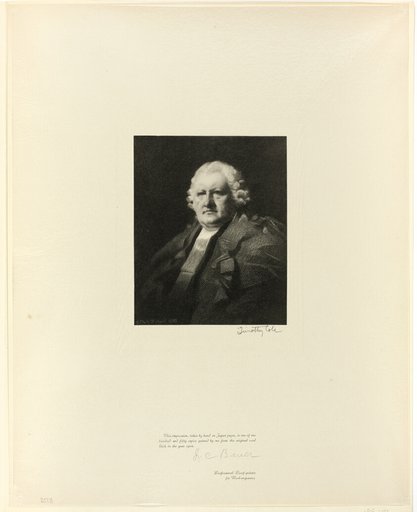 Portrait of Lord Newton, from Old English Masters