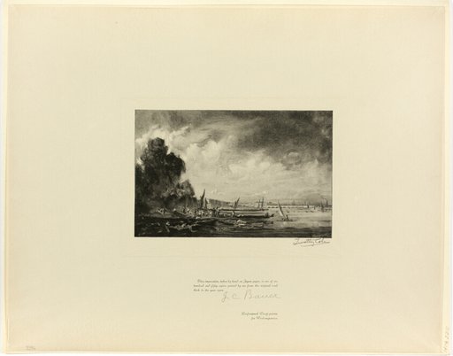 Waterloo Bridge (a sketch), from Old English Masters