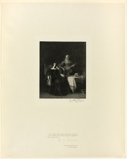 Catharine of Aragon and her Maid, from Old English Masters