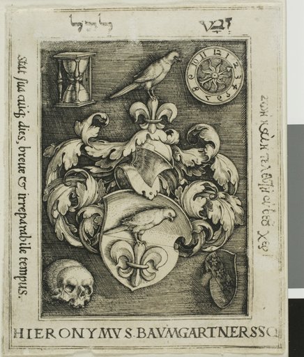 Bookplate of Hieronymous Baumgärtner