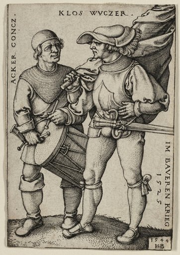 Standard-Bearer and Drummer