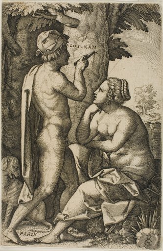 Paris and Oenone, from Greek Heroines