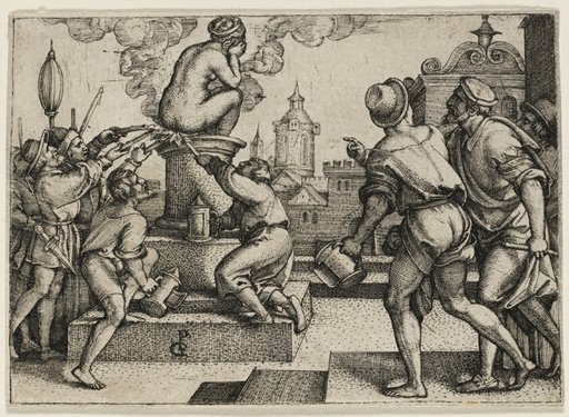The Courtesan Punished, from The Story of the Magician Virgil