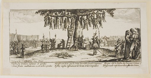 The Hanging, plate eleven from The Large Miseries of War