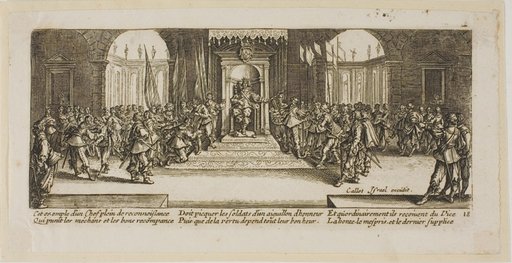 Distribution of Rewards, plate eighteen from The Large Miseries of War