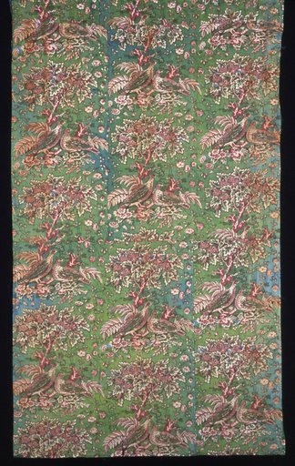 Plum Trees and Pheasants (Furnishing Fabric)
