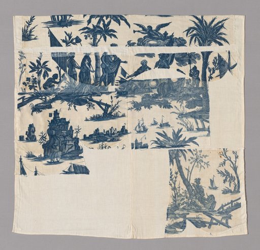 L'Hommage de l'Amérique á la France (America's Tribute to France) (Furnishing Fabric)