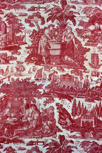 La Danse Savoyarde ou La Lessive (Furnishing Fabric)