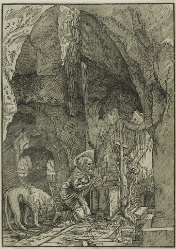 Saint Jerome in Penitence, in a Cave