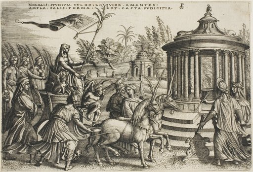 The Triumph of Chastity, plate two from The Triumphs of Petrarch