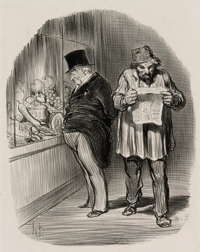 Worker and Bourgeois, from Les Parisiens En 1848