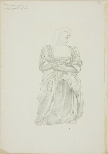 Reflection of Kneeling Female Figure, study for The Mirror of Venus