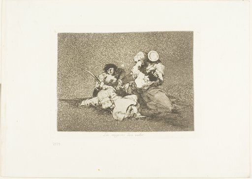 The Women Give Courage, plate four from The Disasters of War