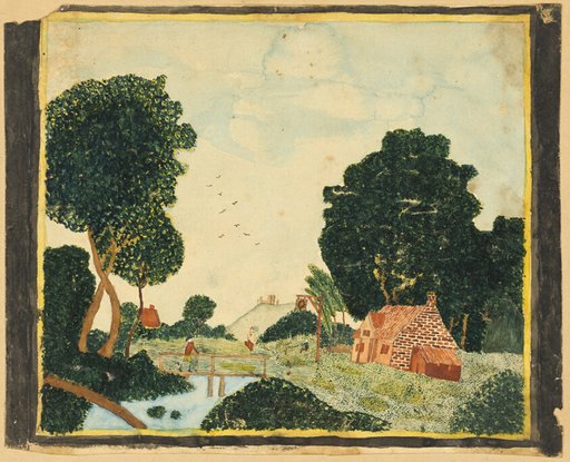 Landscape with an Inn and a Bridge