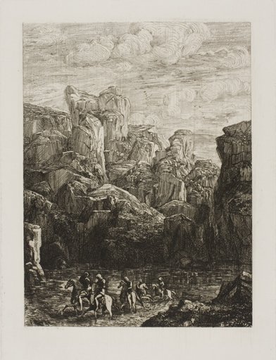 The Ford: Landscape with Horsemen
