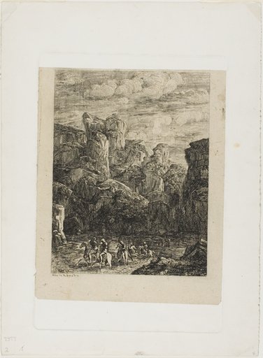 The Ford: Landscape with Horsemen