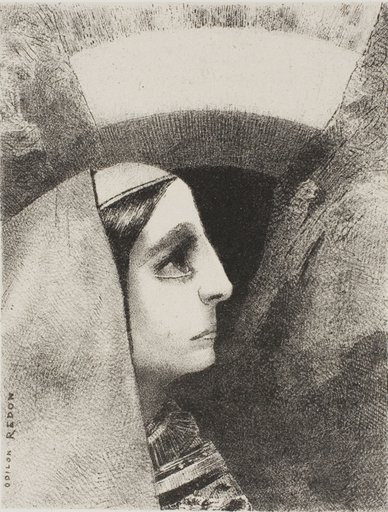 Before the Black Sun of Melancholy, Lenore Appears, plate two from To Edgar Poe
