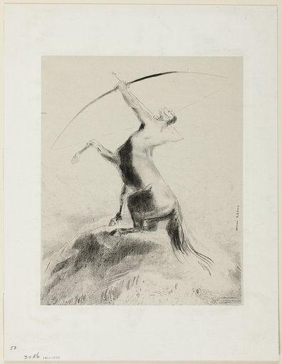 Centaur Aiming at the Clouds