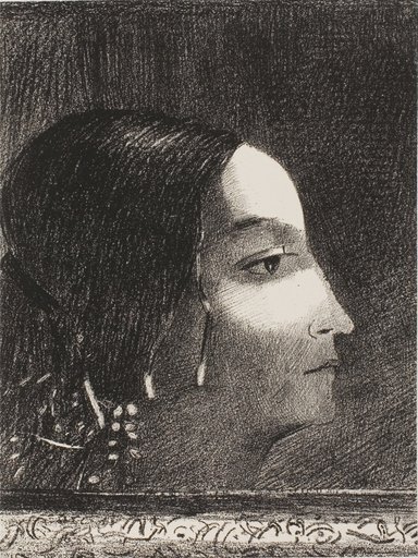 Dramatic and Grandiose with Her Face like that of a Druid Priestess