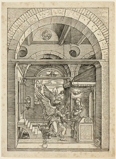 The Annunciation, from The Life of the Virgin