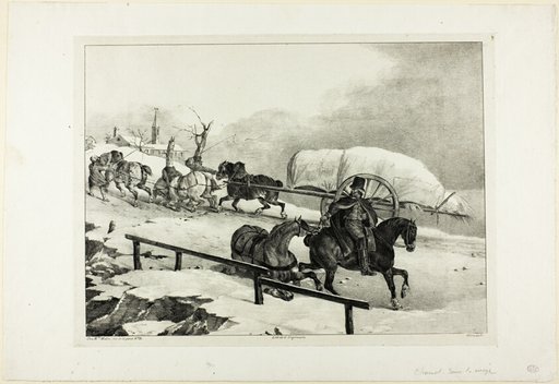 Wagon Ascending a Slope