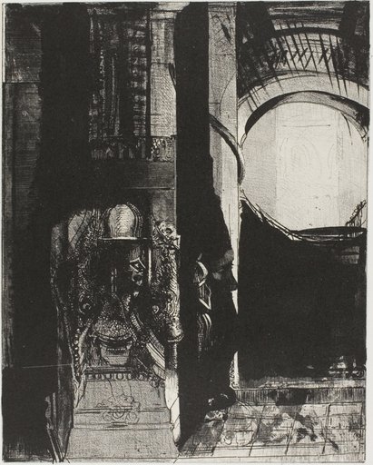 And On Every Side Are Columns of Basalt,...the Light Falls From the Vaulted Roof, plate 3 of 24