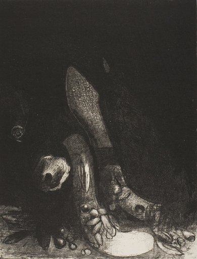 Flowers Fall and the Head of a Python Appears, plate 5 of 24