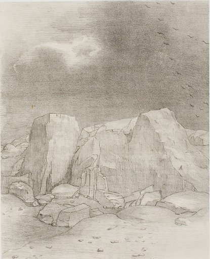 And He Discerns an Arid, Knoll-Covered Plain, plate 7 of 24