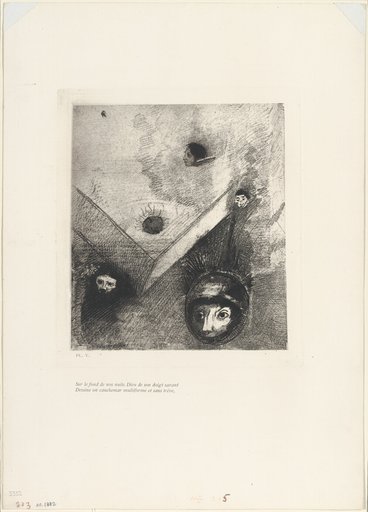 On the Backdrop of Our Nights God with His Knowing Finger Traces a Multiform Implacable Nightmare, plate 6 of 9